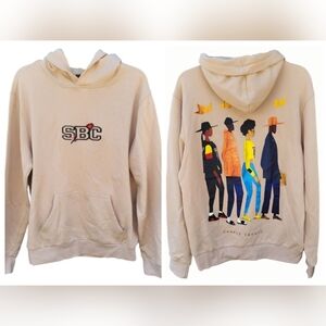 Men's Tan Support Black Colleges "Campus Crowns" Hoodie - Size M